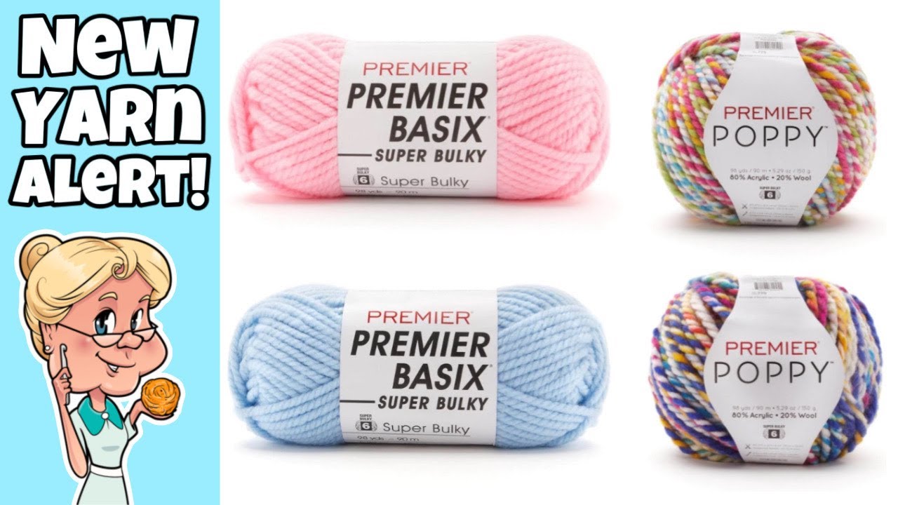 ВНИМАНИЕ! НОВАЯ ПРЯЖА! ВНИМАНИЕ! Premier Poppy и Premier Basix Super Bulky! #MakeitPremier