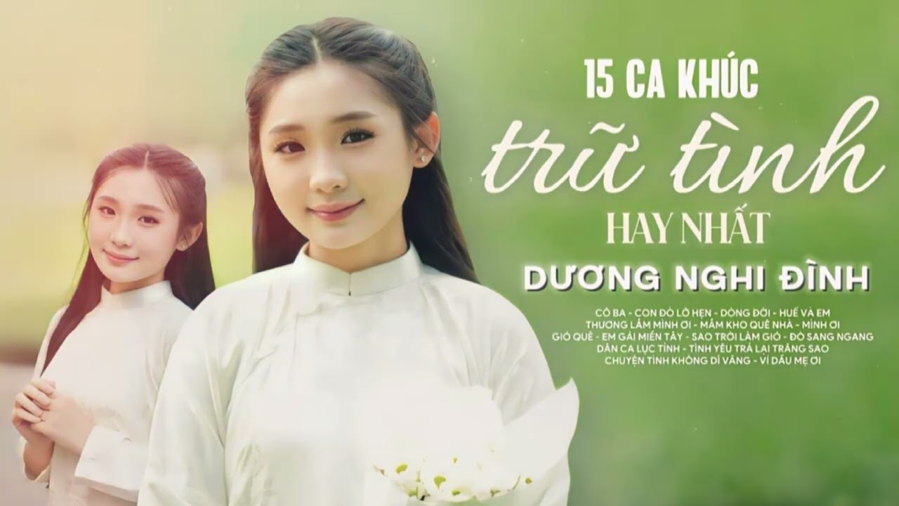 TUYỂN TẬP 15 CA KHÚC TRỮ TÌNH HAY NHẤT CỦA DƯƠNG NGHI ĐÌNH