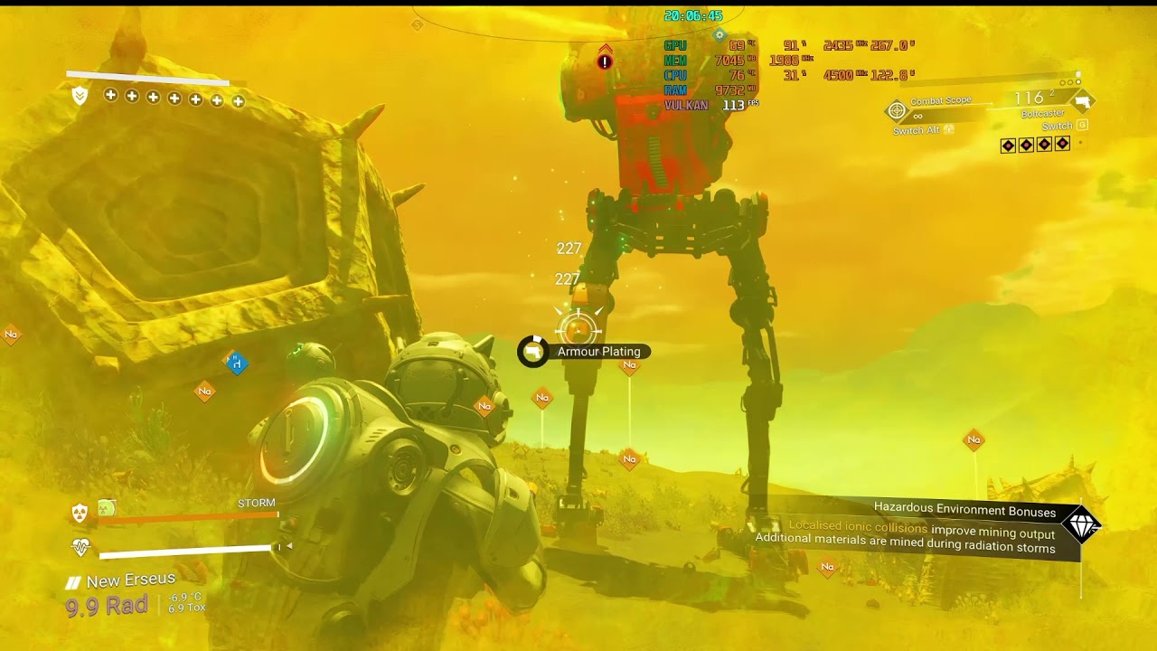 No Man's Sky - Battle in a Planet with Aggressive Sentinels and Hostile Creatures