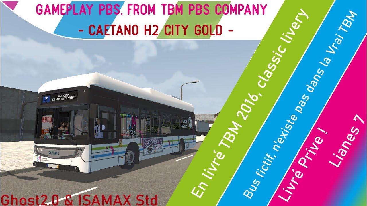 🚍 GAMEPLAY PBS, FROM TBM PBS COMPANY – CAETANO H2 CITY GOLD 🚍