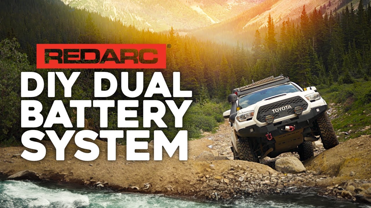 Simple Dual Battery Setup - DIY 12v System - Redarc BCDC ALPHA 50A w/ LiFePO4 Battery