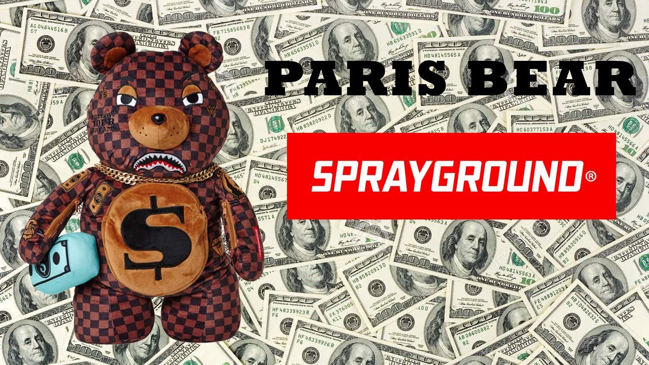 PARIS BEAR SPRAYGROUND BACKPACK REVIEW