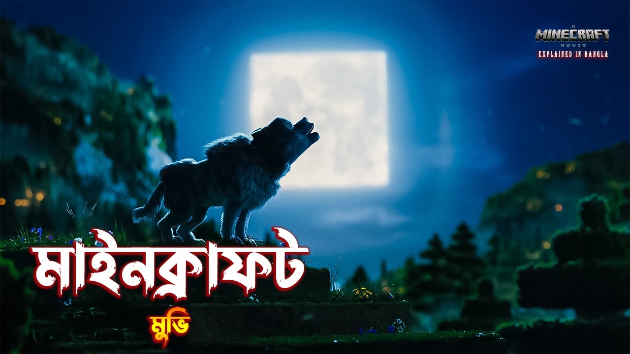 A Minecraft Movie Explained in Bangla \ Fantasy Adventure Movie Explained In Bangla
