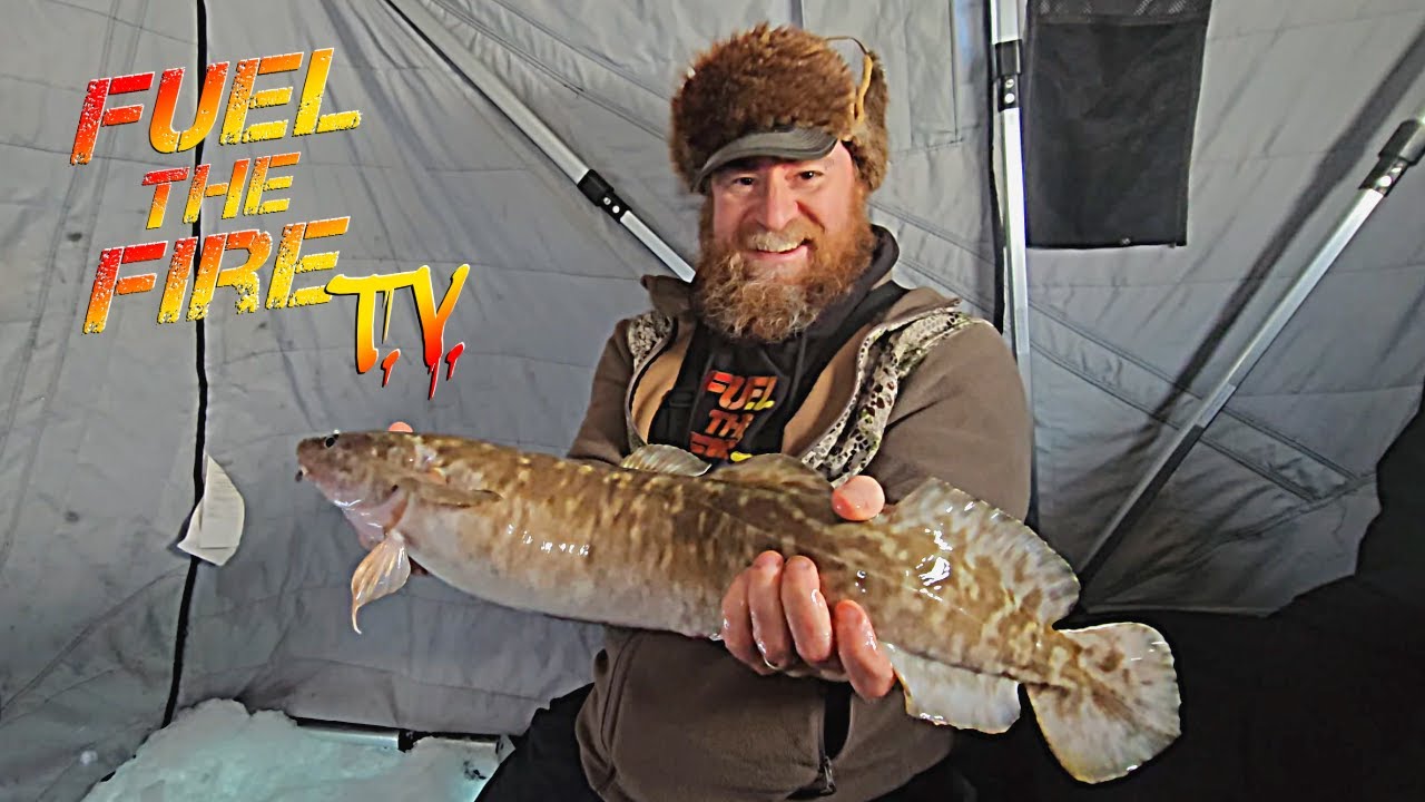 Ice Fishing Whitefish & Ling on Lake Mindemoya!
