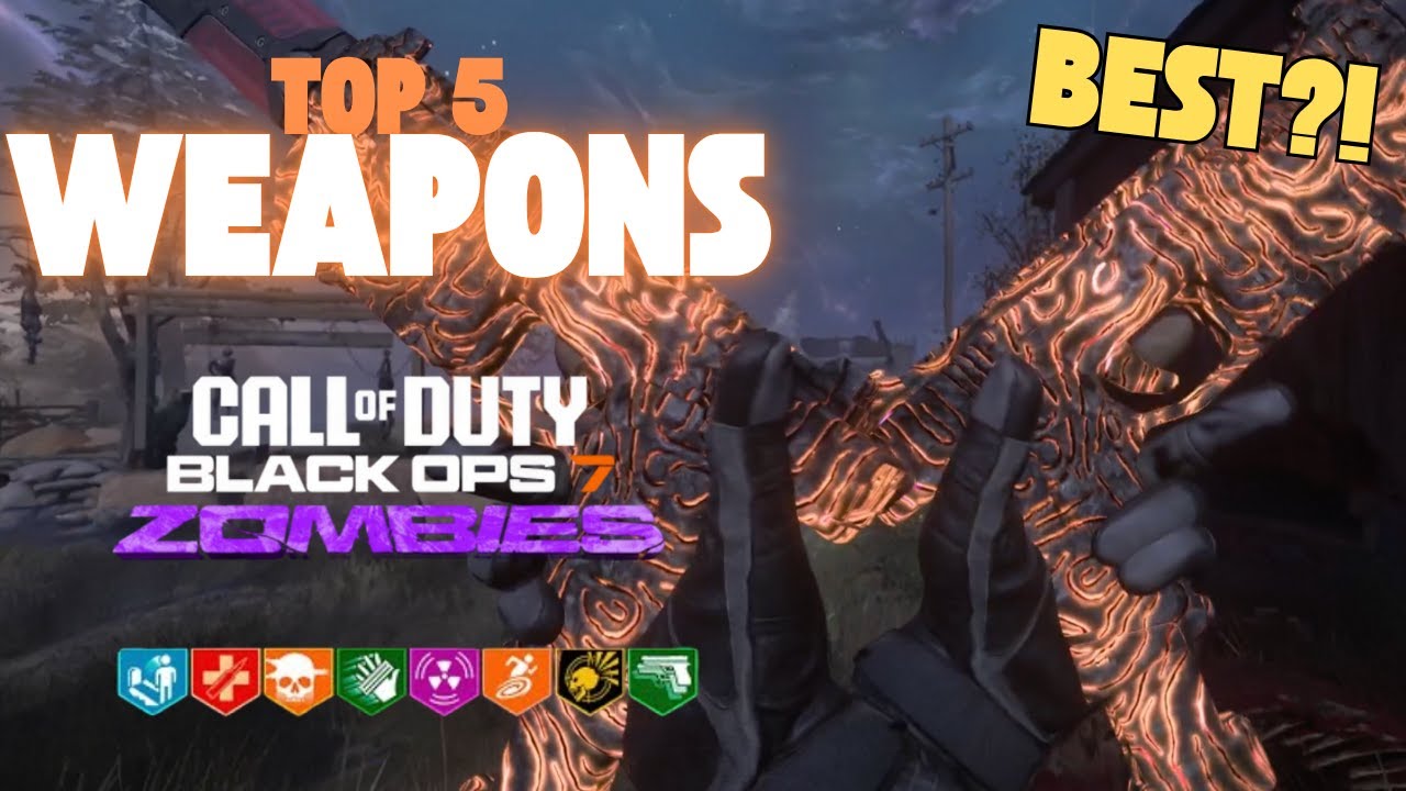 TOP 5 GUNS in Black Ops 7 ZOMBIES! (BO7 BETA) - Call of Duty Black Ops 7 Zombies