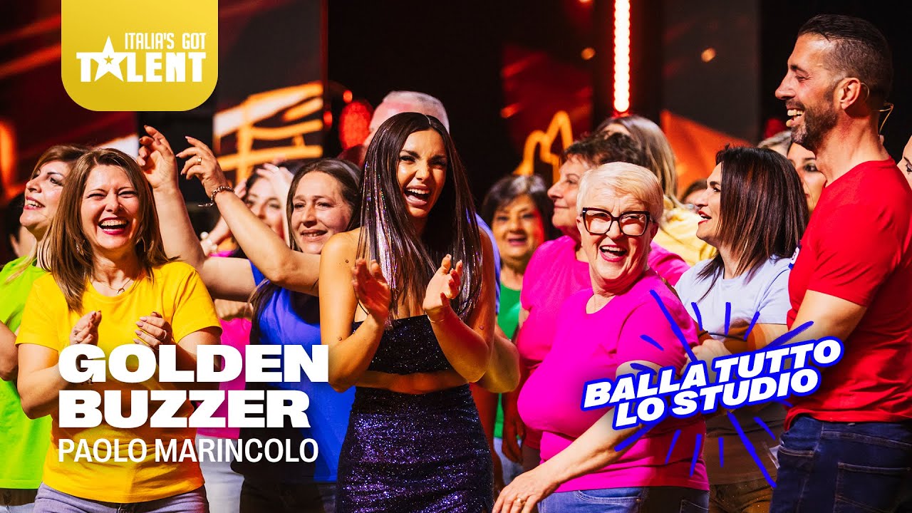 Paolo Marincolo e il suo gruppo di ballo da Golden Buzzer 💃 Italia's Got Talent 2025