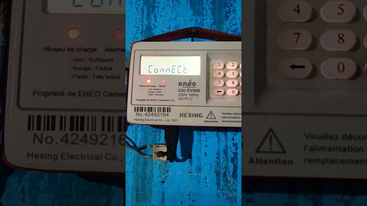 comment emprunter le cr&eacute;dit de consommation sur un compteur &eacute;lectrique pr&eacute;-pay&eacute; ENEO  #electrical