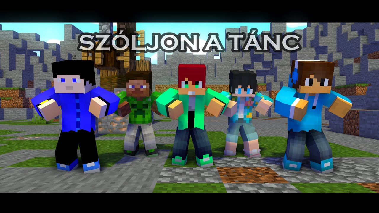 XABY - SZ&Oacute;LJON A T&Aacute;NC ( MINECRAFT ZENE ANIM&Aacute;CI&Oacute; )