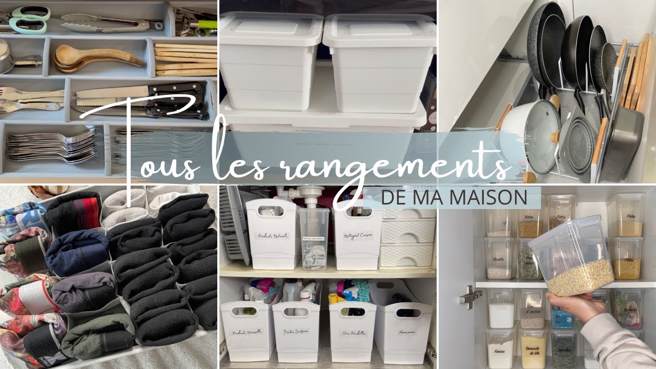 RANGEMENT TOUR: Je Vous Montre Tous Mes Rangements