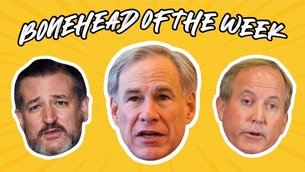 Gov Greg Abbott • Bonehead of the Week | REACT
