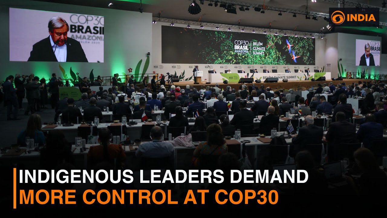 Indigenous leaders demand more control at COP30