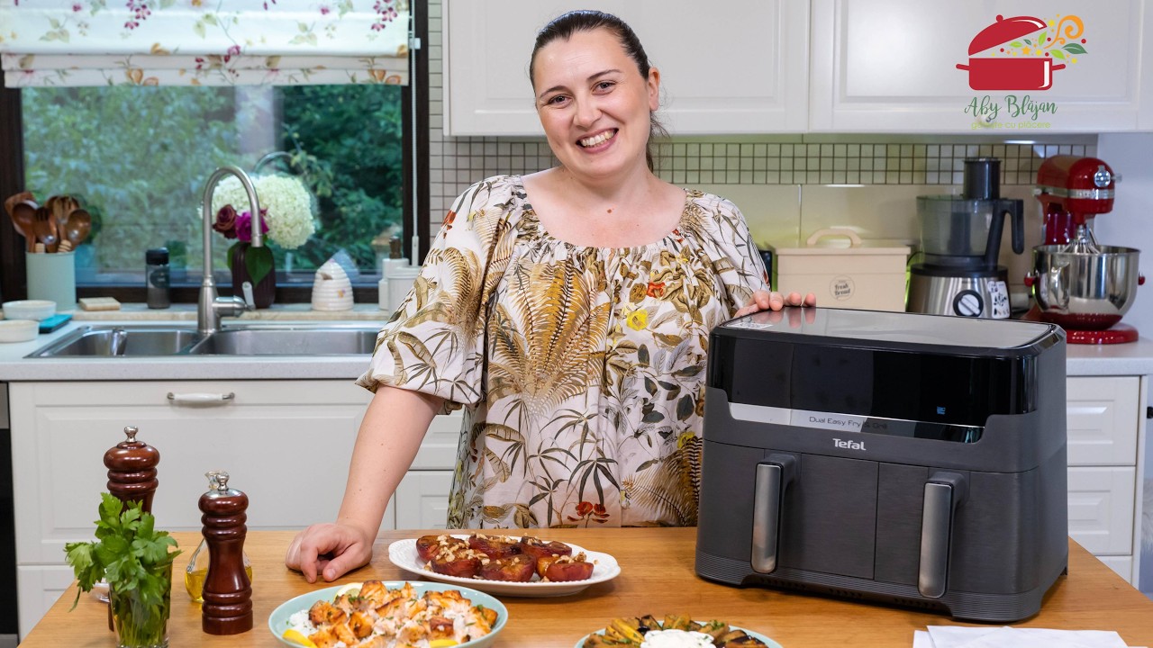 TREI RETETE RAPIDE LA AIR FRYER TEFAL(Review) -#abyblajan #reteteaby #airfryer
