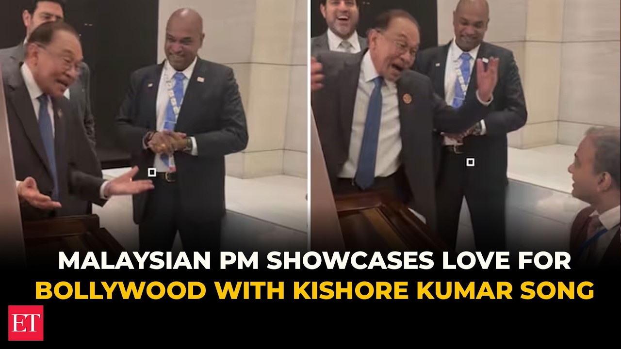 Malaysia&rsquo;s PM Anwar Ibrahim sings a popular Hindi song 'Khwab Ho Tum Ya Koi Haqeeqat' in Delhi