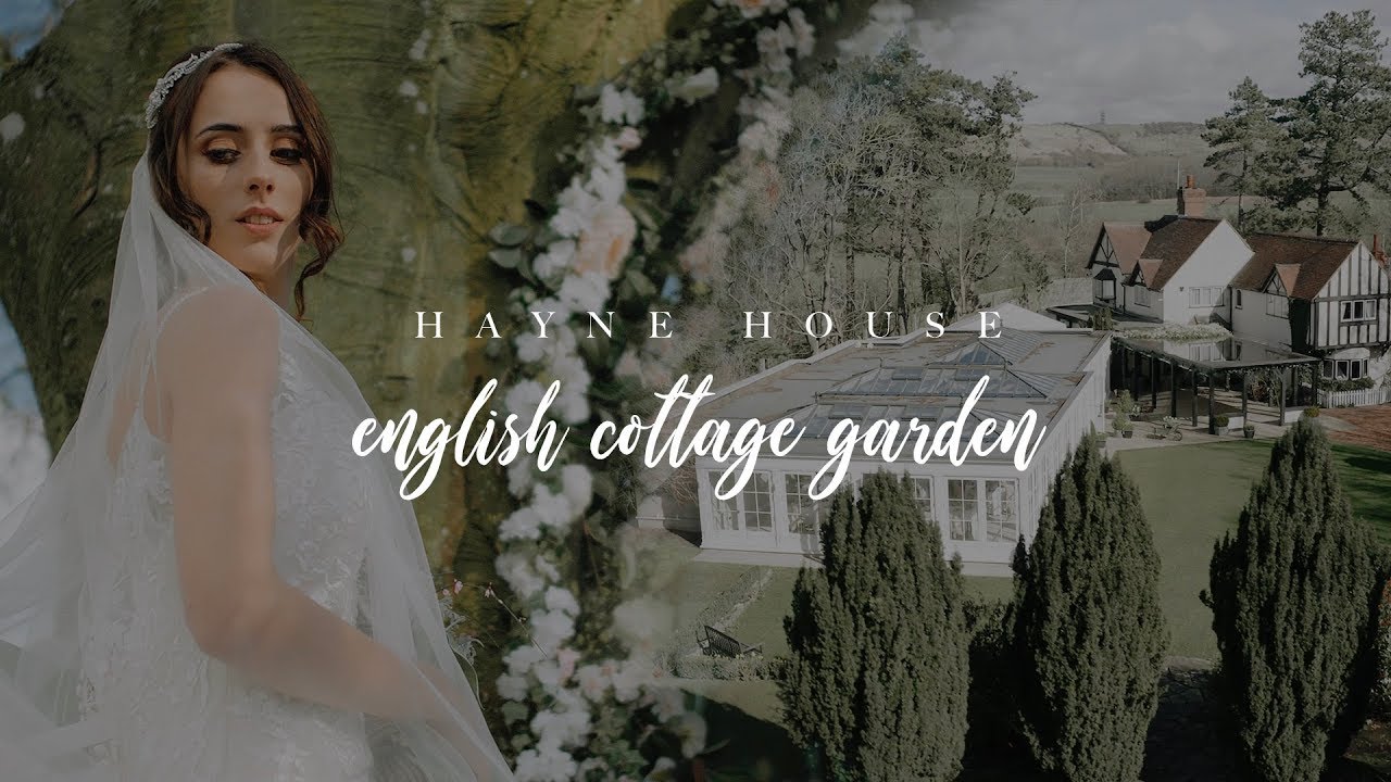 Hayne House Styled Shoot // English Cottage Garden Wedding Video Shoot in Kent