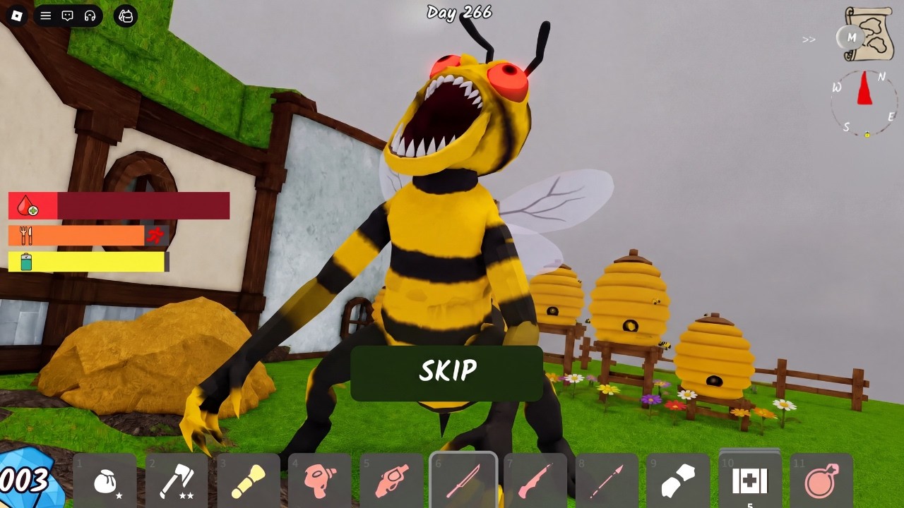 NEVER Wake the GIANT BEE!! | New Bee Update in 99 Nights in the Forest (Roblox)