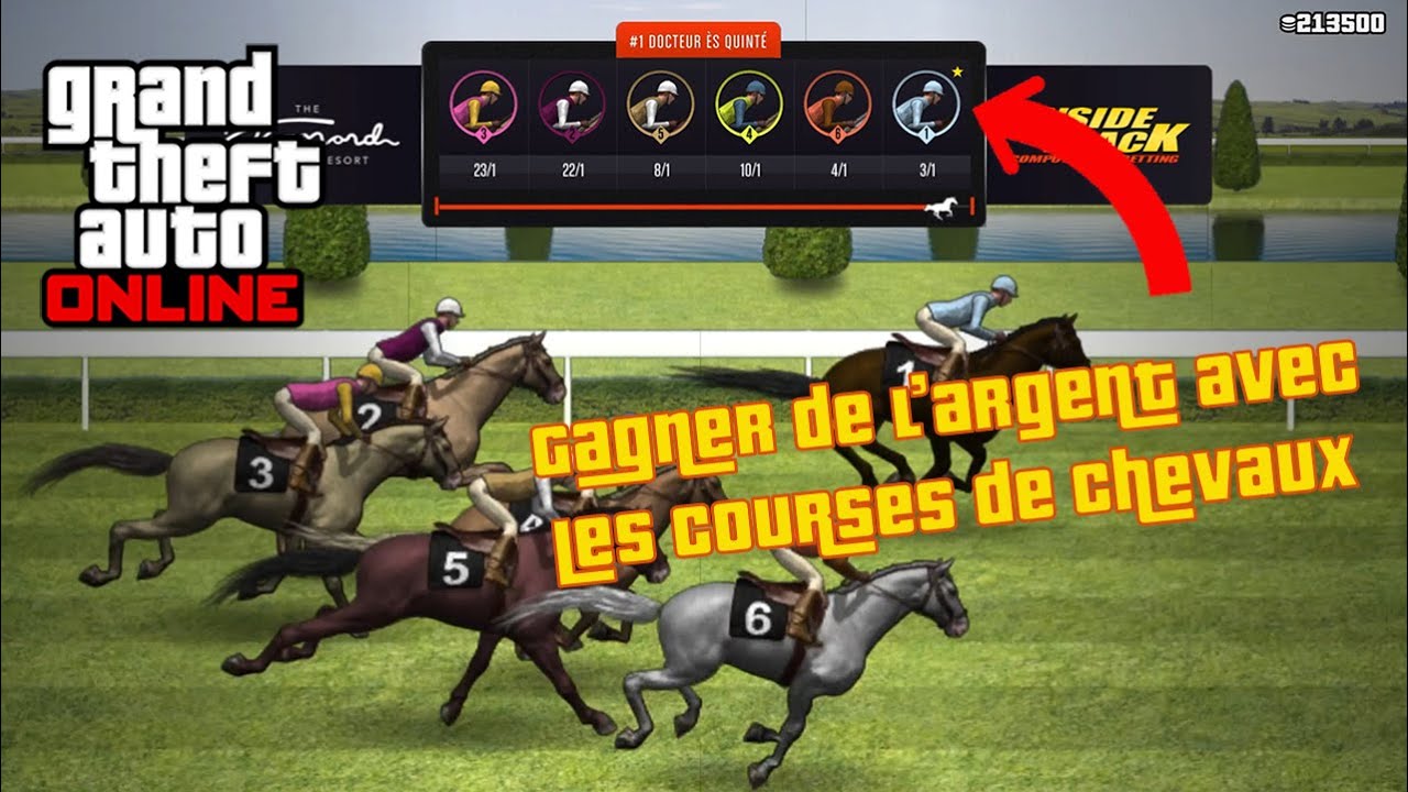ASTUCE POUR GAGNER À TOUS LES COUPS AUX COURSES DE CHEVAUX DU CASINO DANS GTA ONLINE 1.53