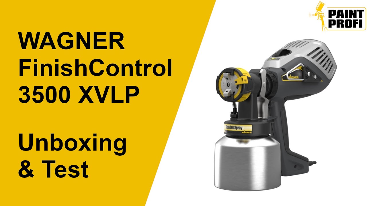 WAGNER FinishControl 3500 XVLP Farbsprühsystem | Unboxing und Test | Paint-Profi