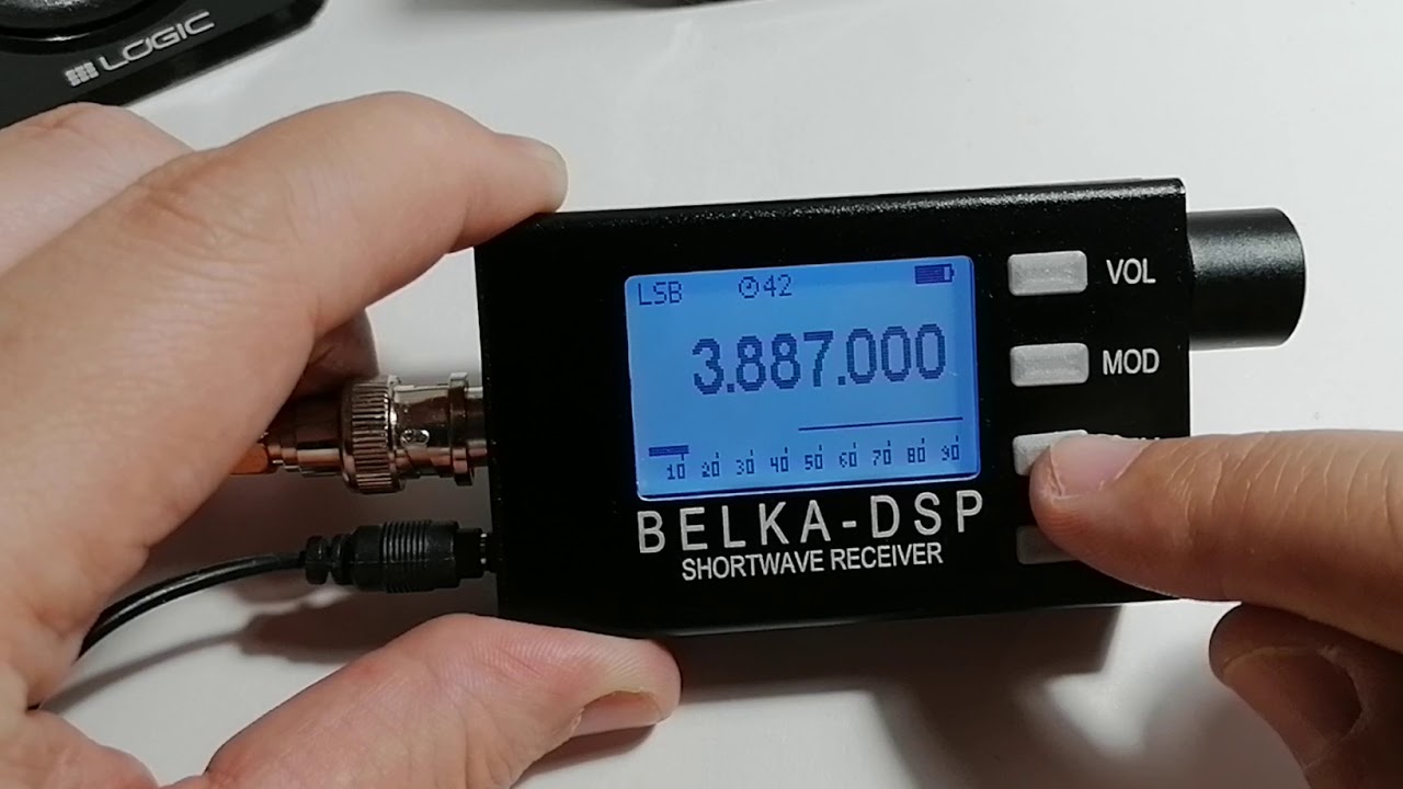Belka-DSP  első teszt. Gyufásdoboznyi SDR vevő :) Egy kis ismerkedős videó :)