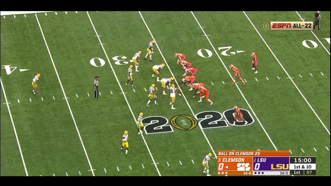 All 22 LSU vs  Clemson 2020