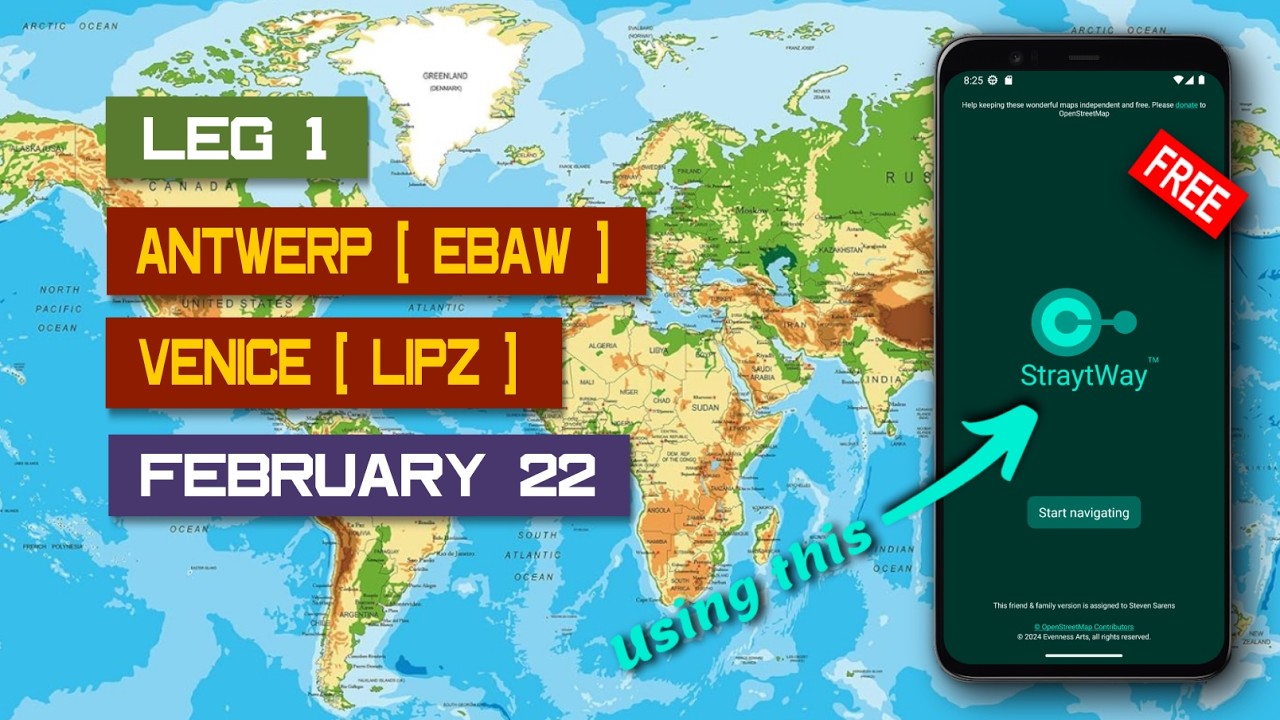 Leg 1 - February 22 - Antwerp To Venice
