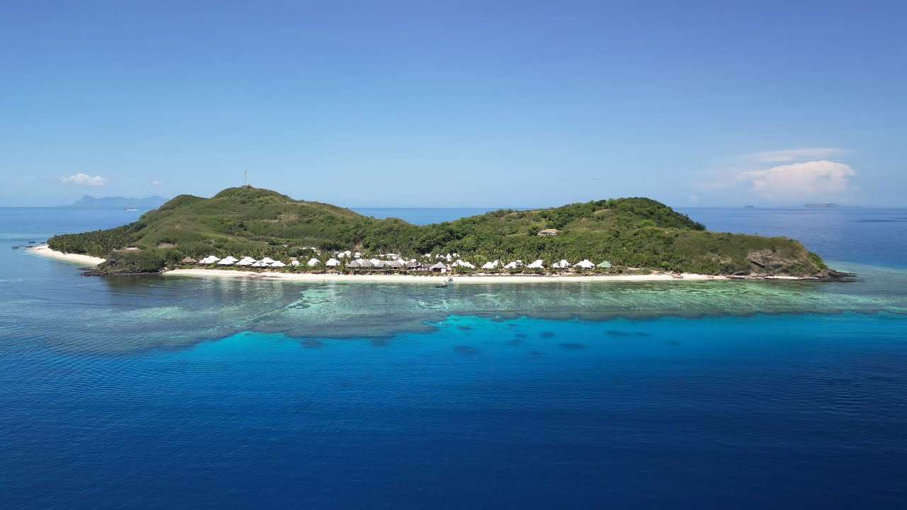 Fiji Islands 4K - Sheraton Resort & Spa Tokoriki Island #fiji #island #ocean #reef Aeroscape Imagery