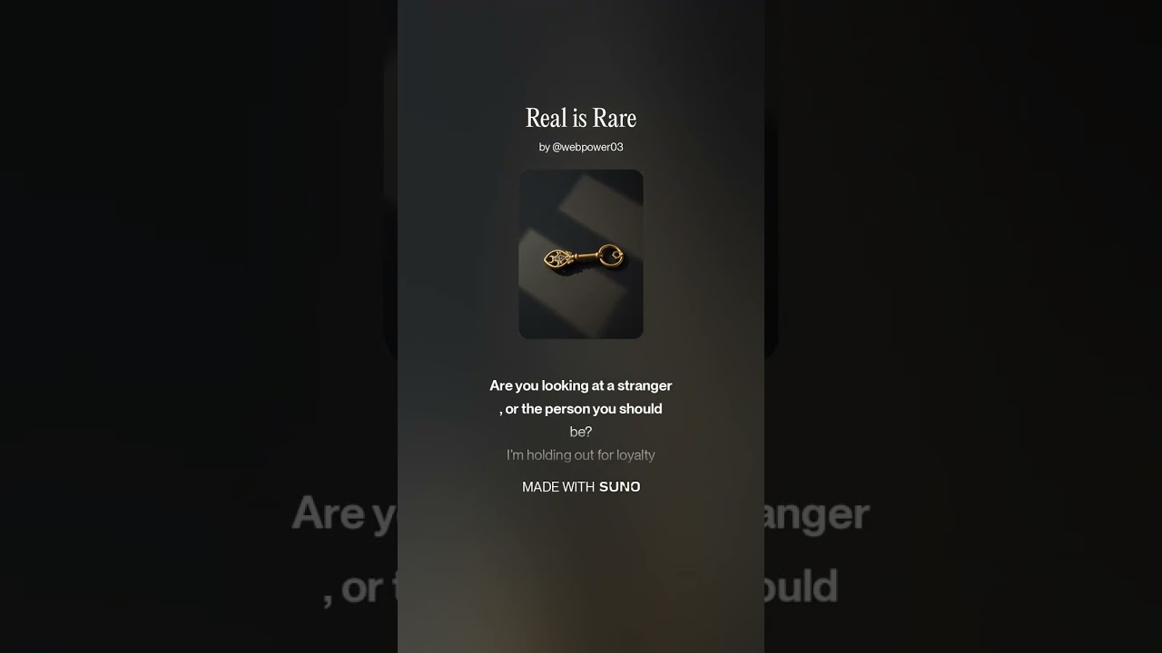 Real is Rare