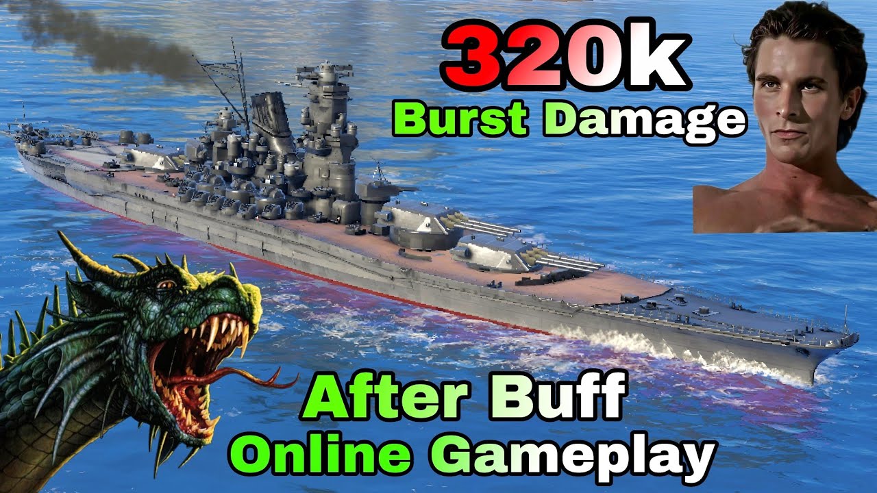 IJN Yamato After Buff 💪 Try To Bully Some Online Player's ☠️ - Modern Warships 