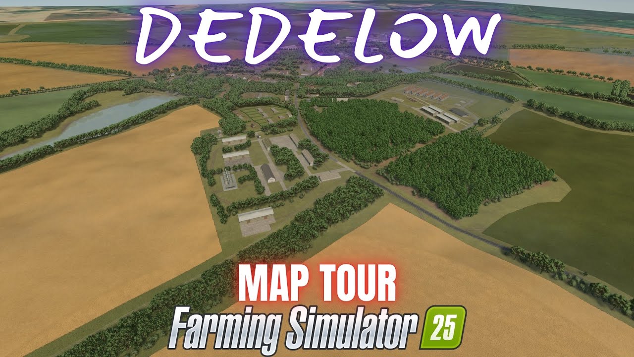 DEDELOW X4 IN GDR - Map Tour - Farming Simulator 25