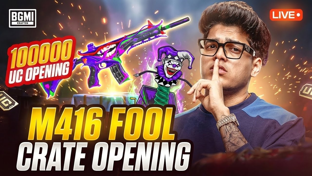 M416 Crate Opening 🥳 Jonathan Bhai Opening Crate of 30000 UC 🤯 #trending #viral #bgmi 