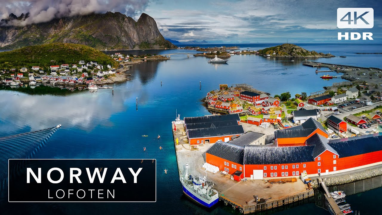 LOFOTEN - MOST SCENIC TOWNS on EARTH, Reine, Siskroy, NORWAY 4K  - Cinematic Wander