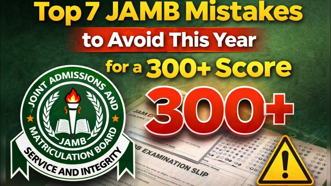 How to obtain 300+ JAMB SCORE, Watch This Video Now — It’s Urgent!