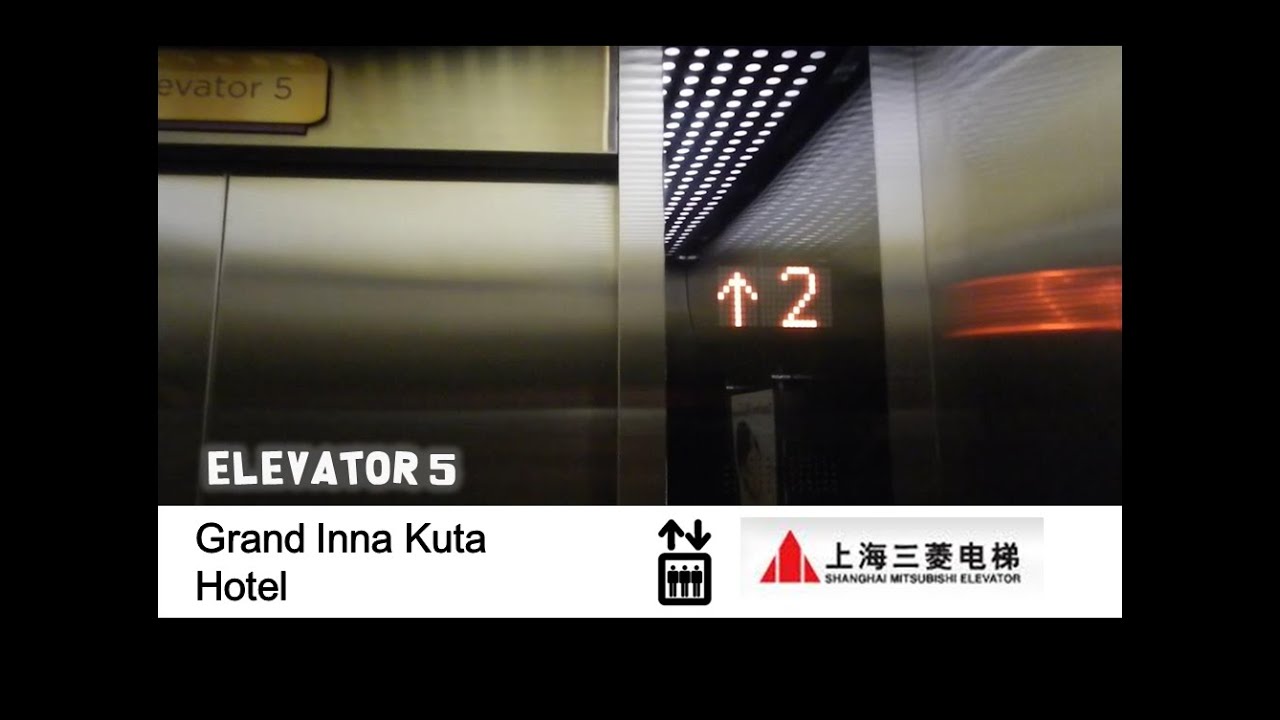 Shanghai Mitsubishi Elevator at Grand Inna Kuta, Bali (Elevator 5)