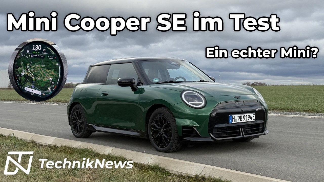Ist das noch ein echter MINI? 🇬🇧 Der neue Mini Cooper SE im Test! | TechnikNews Review