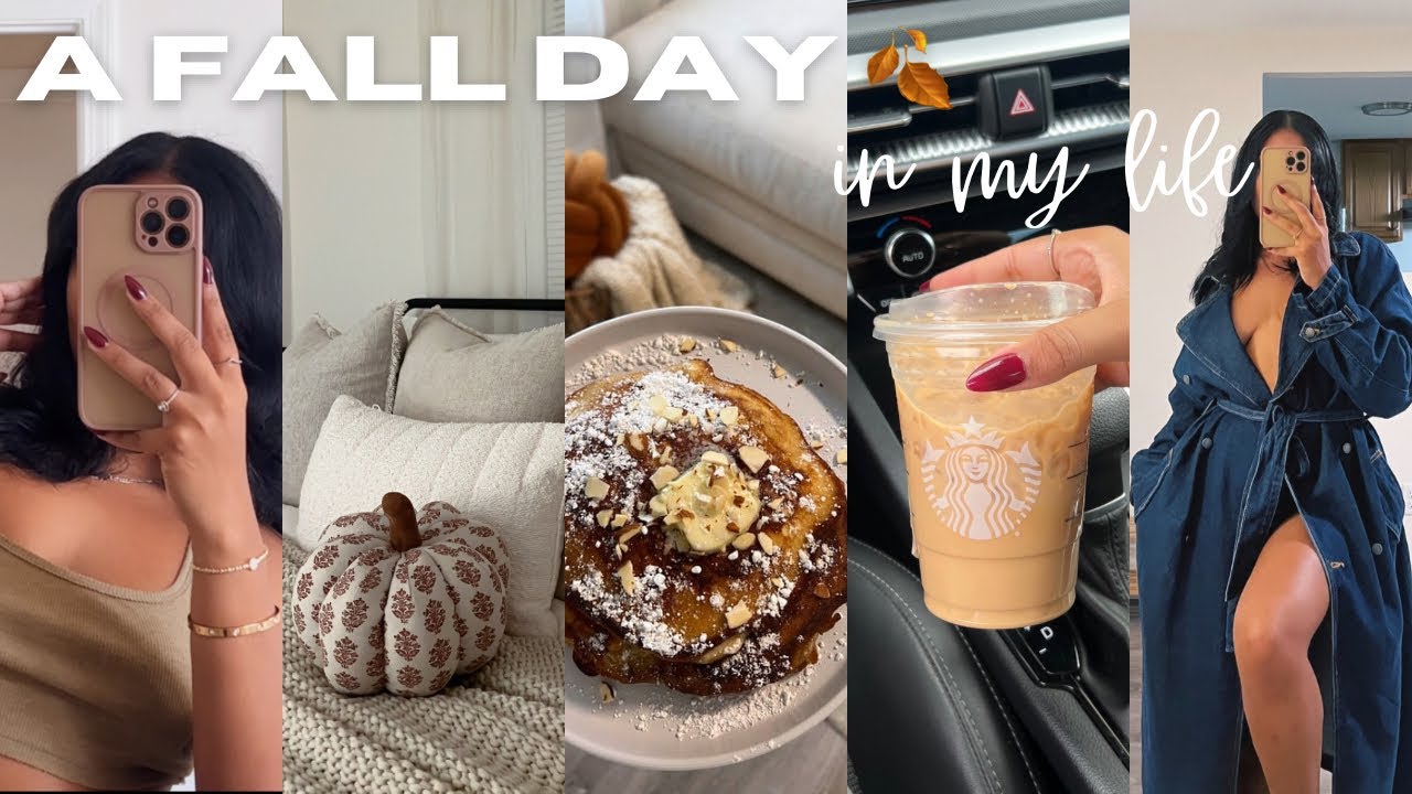 FALL DAY IN MY LIFE🍂| shopping, decorating my room, new coffee table, date night, deep talk & more
