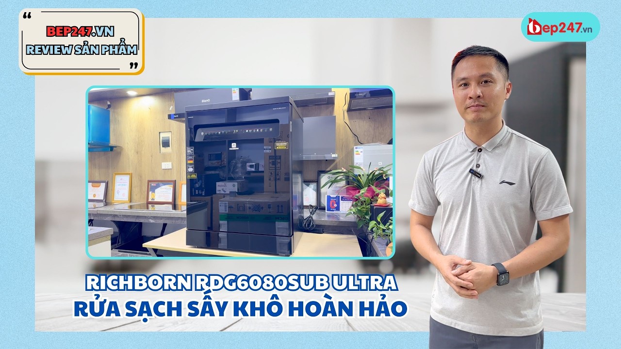 Máy Rửa Bát RICHBORN RDG6080SUB Ultra | Nâng Tầm Chất Lượng Cuộc Sống | BEP247.vn