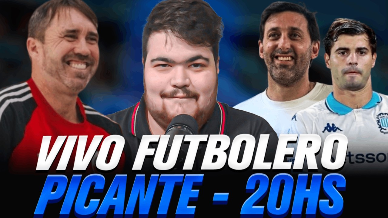 CHALECO EN VIVO - INTERNA EN RACING: SOSA VS MILITO + COUDET A RIVER  + MESSI Y TRUMP