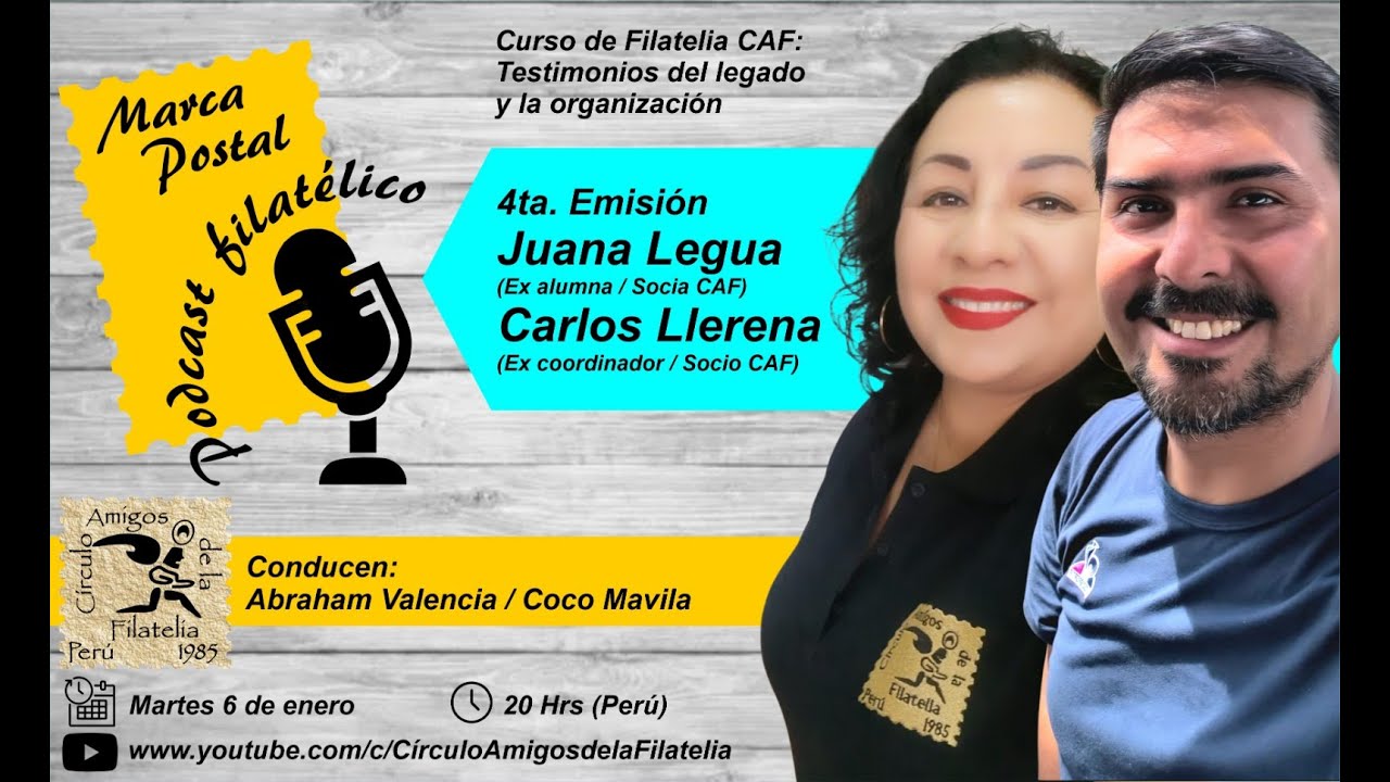 #004 - Curso de Filatelia CAF: Testimonios del legado y la organización