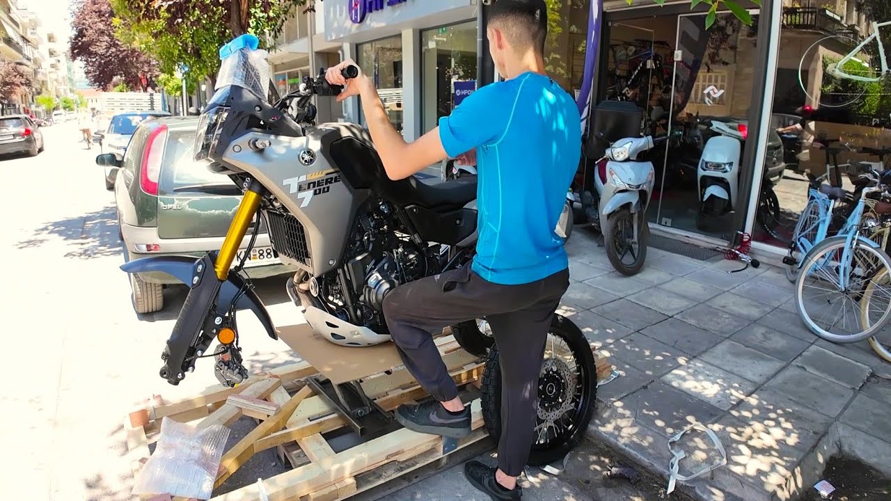 YAMAHA TENERE 700 unboxing 2025
