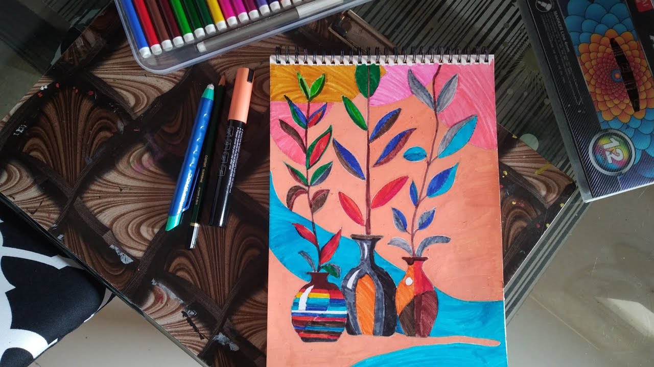 SketchPen drawing for kids | Easy sketchPen drawing