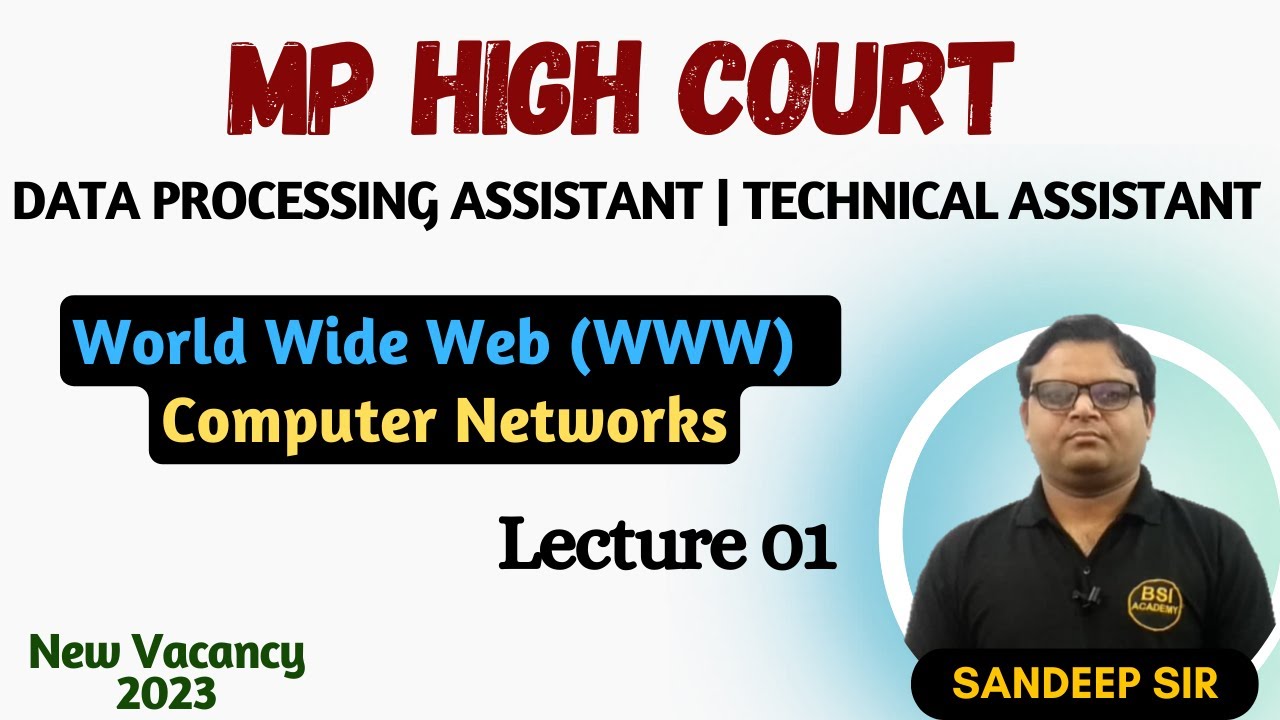 World Wide Web (WWW) | Computer Networks - MP High Court DPA & TA