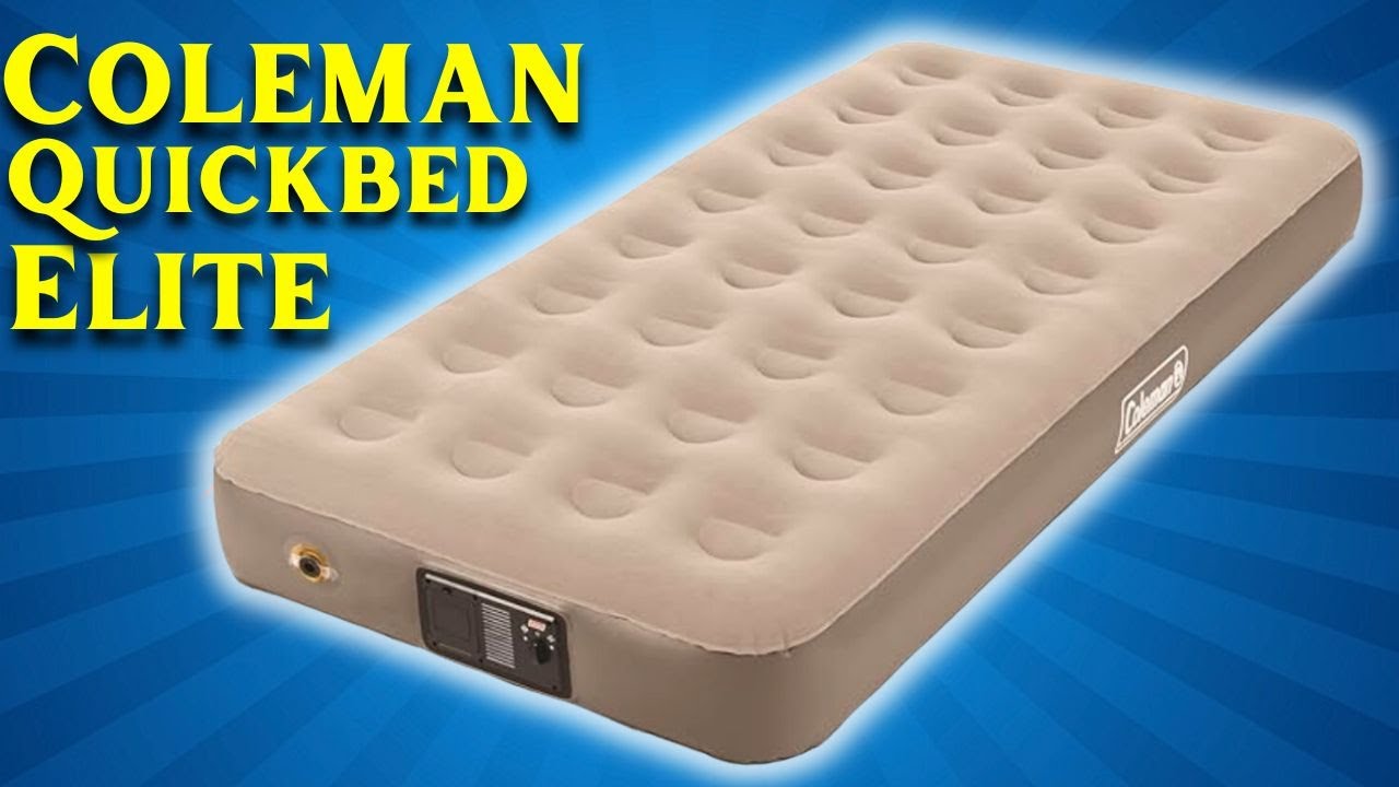 1 WEEK Sleeping on the Coleman QuickBed Elite Extra-High Airbed with Built-in Pump (FULL REVIEW!)