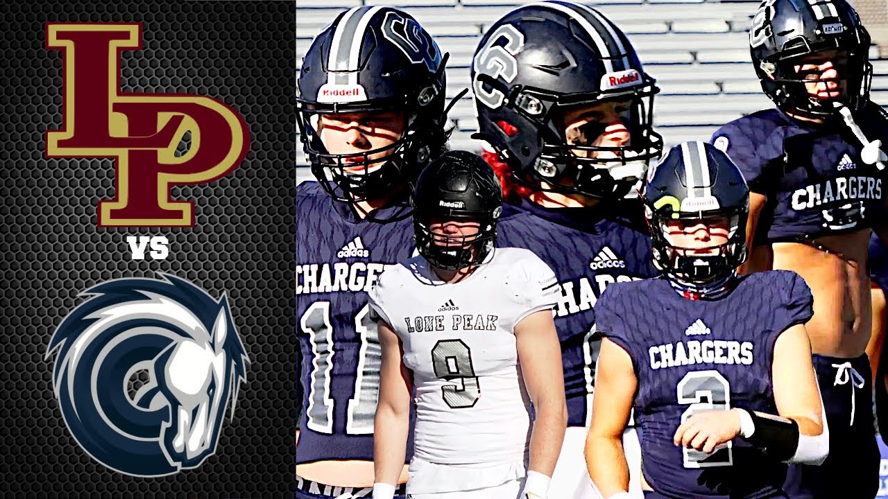 Utah High School Football Championship: Lone Peak Knights vs Corner Canyon Chargers Highlights 2020.