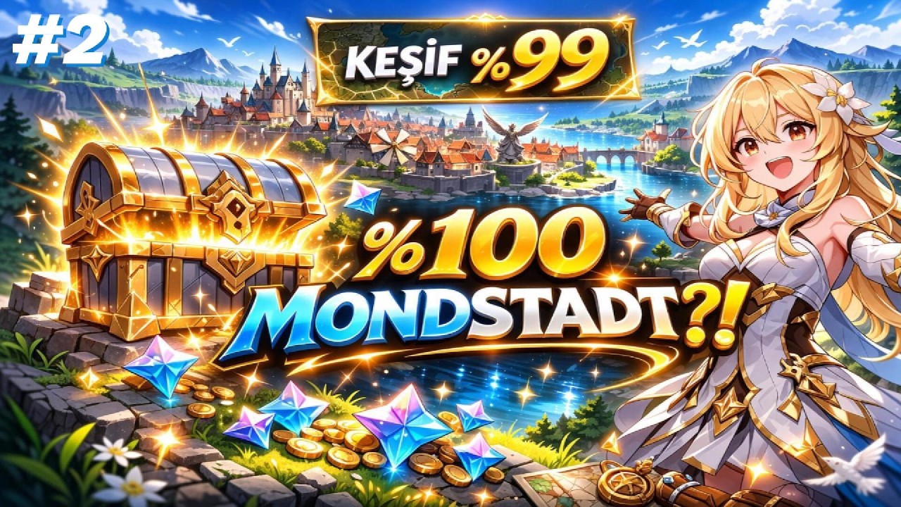 çok huzurlu bir ortam.. | Mondstadt Keşif #2