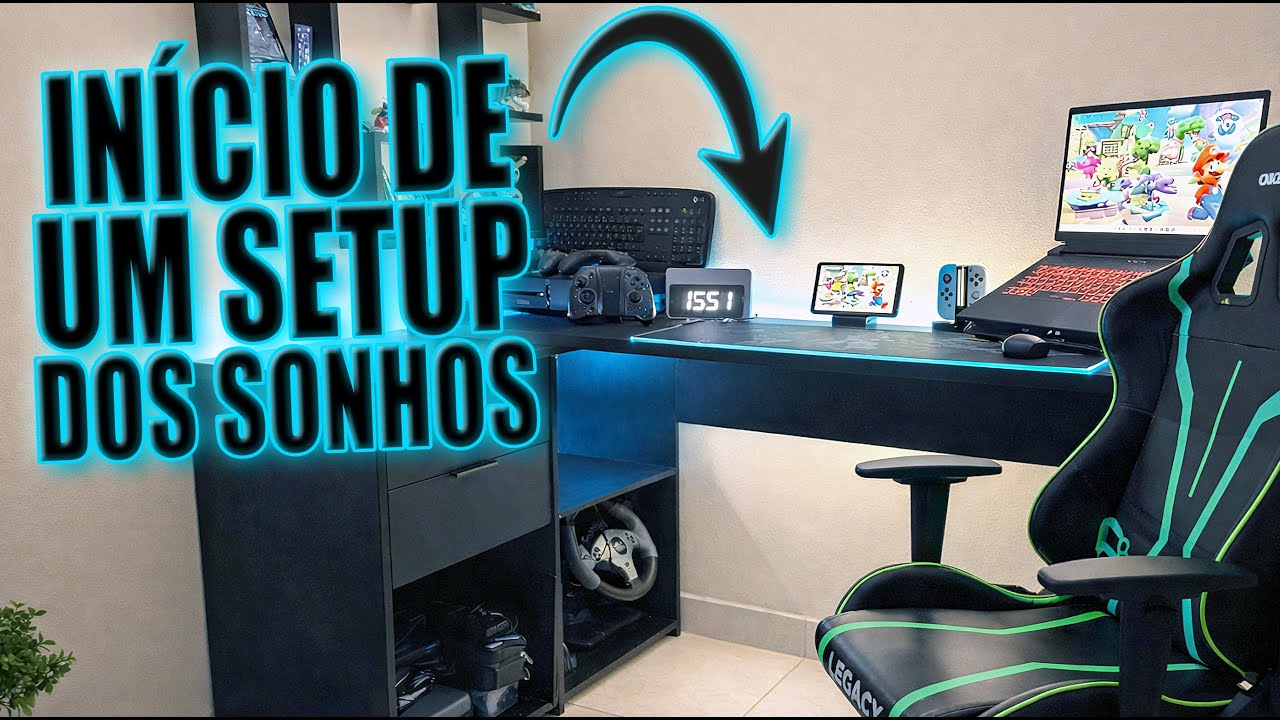 O Começo do Meu Setup Gamer dos Sonhos ✨🖥️ | Setup em Evolução 🚀