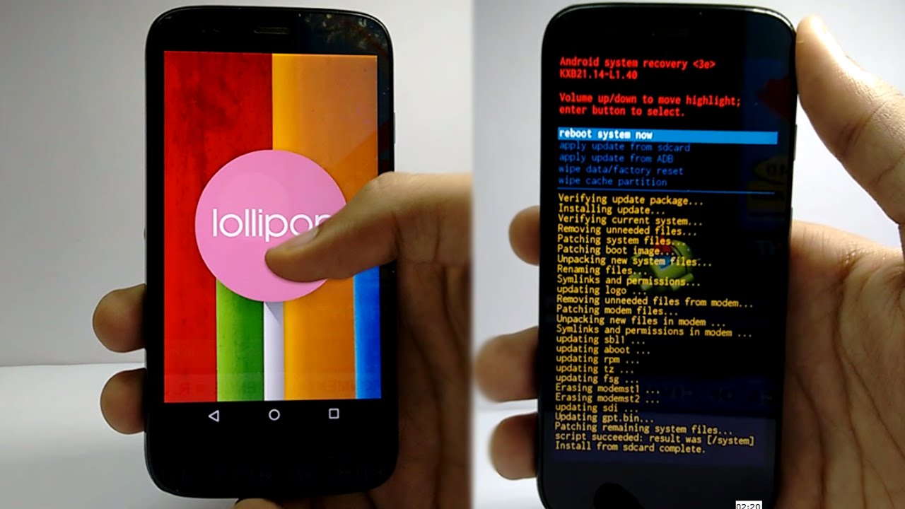 How to Install OFFICIAL Android 5.0 Lollipop on Moto G 2013 (First Gen Xt1033 Lollipop 5 Ota File)