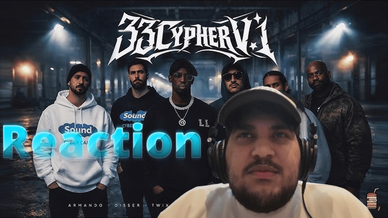reaction  | 33 Cypher Vol 1  ردة فعل | ٣٣ سايفر   ارماندو ، المحنك ، لريكل ، ديسر ، تويكس ، بلاك فيس