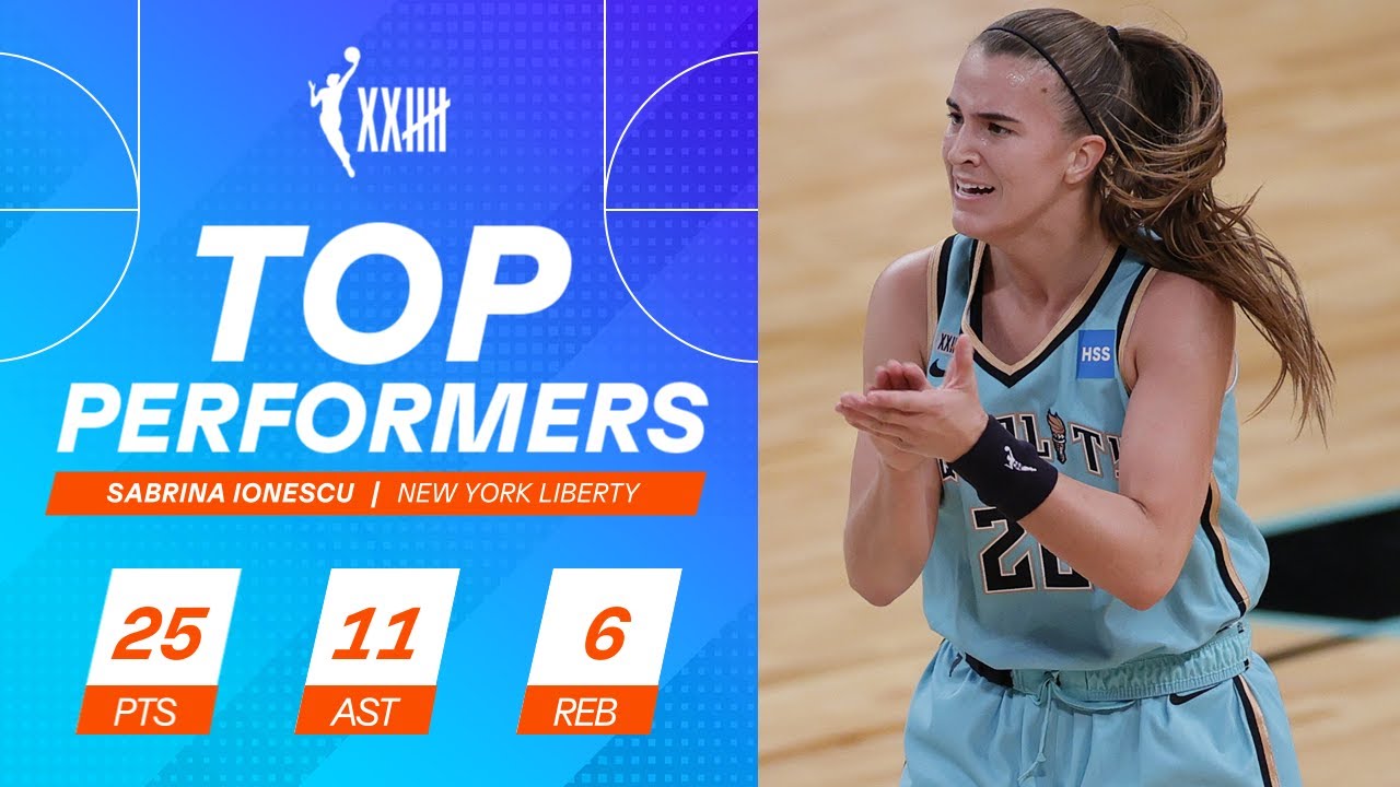 Sabrina Ionescu Registers 25 Points, 11 Assists and Hits Game-Winner in Liberty Win (May 14, 2021)