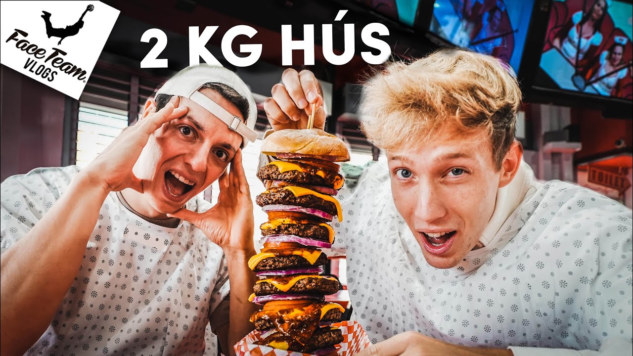 Las Vegas legnehezebb BURGER-Kihívása (20,000 kCal)