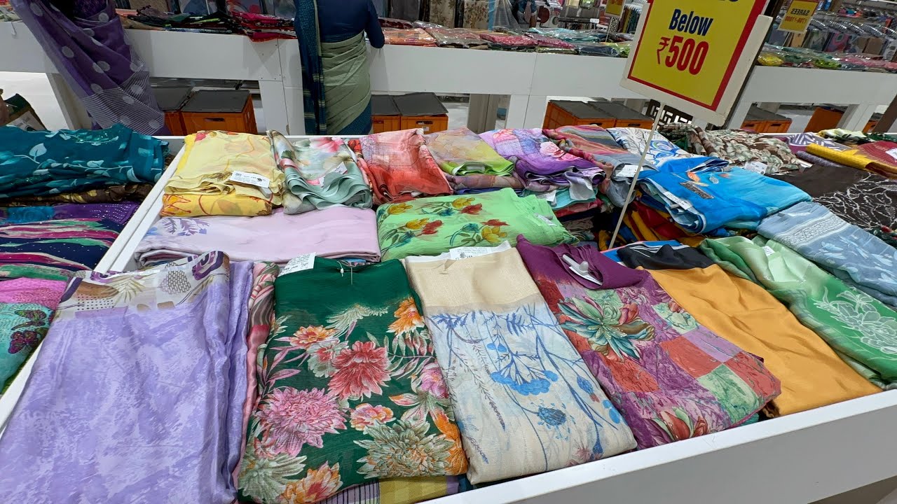 The Chennai Silk Christmas Saree 3pc Combo Rs.900 Premium chiffon Poonam Georgette Linen Vipul saree