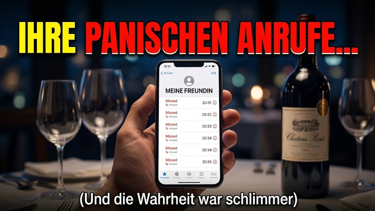 Ich ging beim Jahrestags-Dinner – und ihre panischen Anrufe enthüllten alles